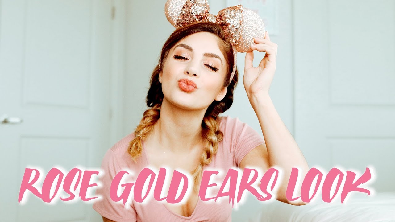 Disney Ears Inspired MAKEUP TUTORIAL: Briar Rose Gold