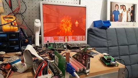 FastDoom dev build, video modes comparison (AMD 5x86 150MHz, SiS 6326 PCI)