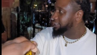 Murda Mook receives a gift that makes him cry.