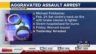 Sioux Falls man arrested for lighting coworker’s neck on fire using brake cleaner