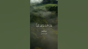 تلاوة خاشعة\\قارئ عبد الله الموسى \\سورة الأنعام \\حالات واتس اب