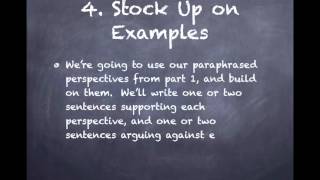 New ACT Essay:  A Step By Step Guide