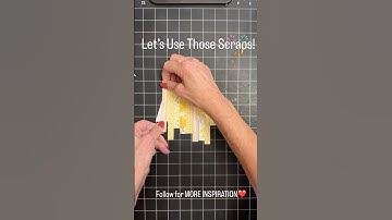 Make a STUNNING Scrap Card in Minutes! #video #videoshorts