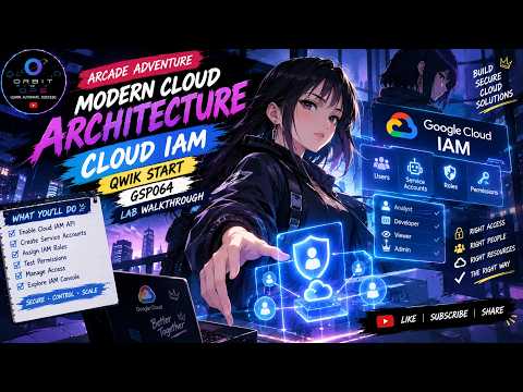 GSP064 | Arcade Adventure: Modern Cloud Architecture | Cloud IAM: Qwik Start | 2-Minute Trick!