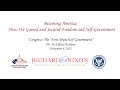 Becoming America | Lecture 8 | Congress: The First Branch of Government