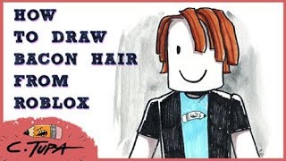 How To Draw A Bacon Boy of Roblox, The Bawa Arts World