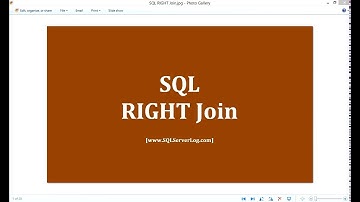 42 - SQL RIGHT Join - Learn SQL from www.SQLServerLog.com [HD]
