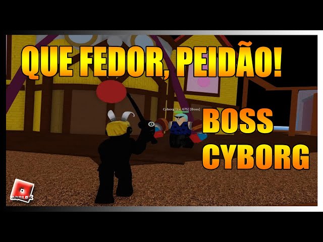 FIGHT THE MIGHTY BOSS CYBORG in Fountain City in Blox Fruit [ ROBLOX ] 