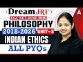 UGC NET Philosophy Unit 3 | UGC NET Philosophy Indian Ethics PYQ's By Tejasvi Mam