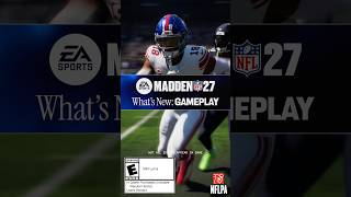 New Gameplay Features in #Madden27