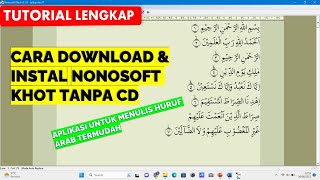 CARA DOWNLOAD DAN INSTAL NONOSOFT KHOT TANPA CD screenshot 3