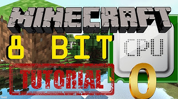 8 Bit CPU tutorial part 0