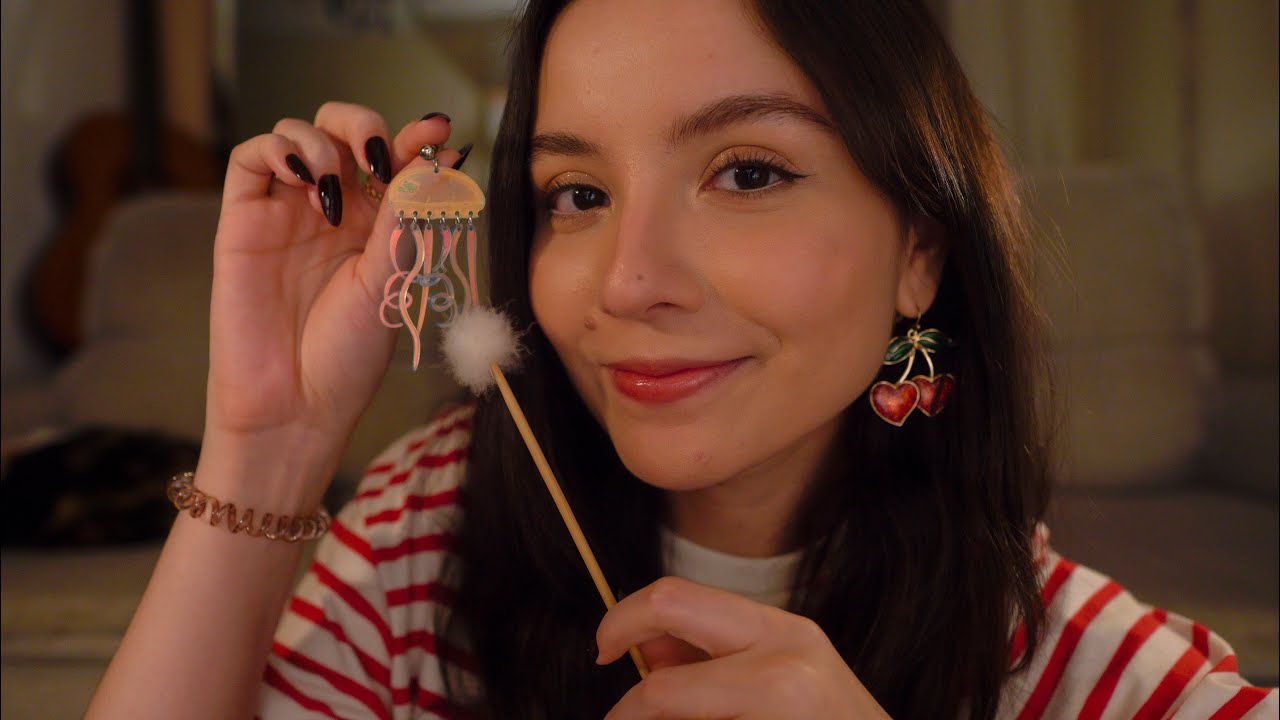 ASMR | siga minhas instruções & teste de foco (voz suave, sussurros, white noise)