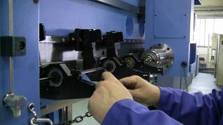 ELB Wechsel in 2 min AUERBACH AX3 TLF (changing gundrill in 2 min)