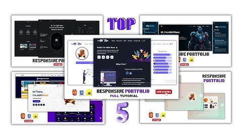Master Frontend Web Development With 5 Real World Portfolios Using Html CSS JS Beginners to Advanced