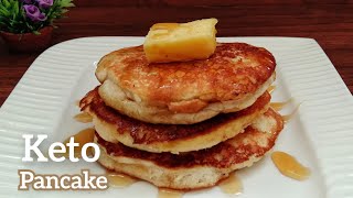 Fluffy Almond Flour Pancakes |Gluten - Free Keto Recipe|How To Make Almond Flour Pancakes|1 Net Carb Fluffy Almond Pancakes Gluten Free Keto Recipe