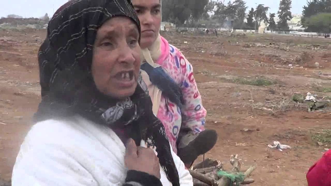 Cri de colère des femmes expulsées Douar Ouled Dlim (Guich Oudaya) -  صرخة النساء ولاد دليم