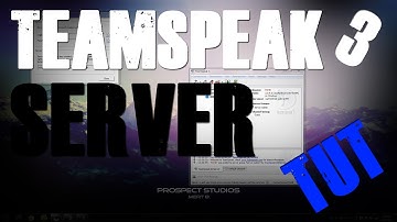 How to create a Teamspeak 3 SERVER [TUT]