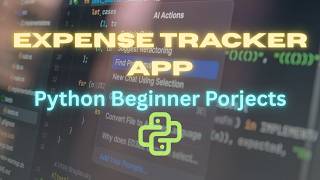Python Expense Tracker Project -Beginners | Python CLI Project Source Code | Python Project Tutorial