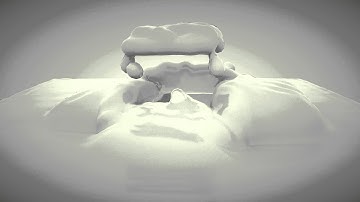 Realflow particle simulation test