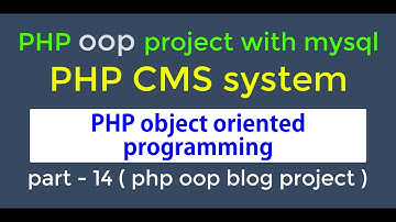 #14.  php oop blog project ( prevent SQL injection, create edit data form and page )