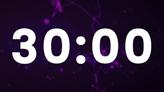 30 Minute Timer - 1800 Seconds Timer - Countdown -  Clean And Simple [ELECTRIC]