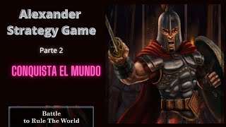 Alexander Strategy Game parte 2 tutorial crear alianza salir de la protección con 3,000 Foederáti screenshot 5