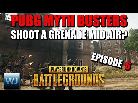PUBG MYTH BUSTERS #6: Can you shoot a grenade mid air? More players = more loot?