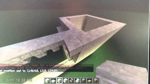 Minecraft timelapse build a train station part 1