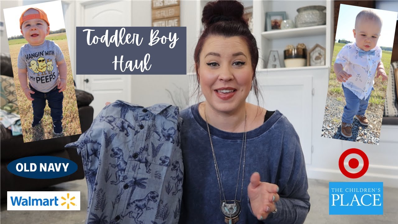 Toddler Boy Haul | Target, Walmart, Old Navy & The Children's Place | Clothing Haul