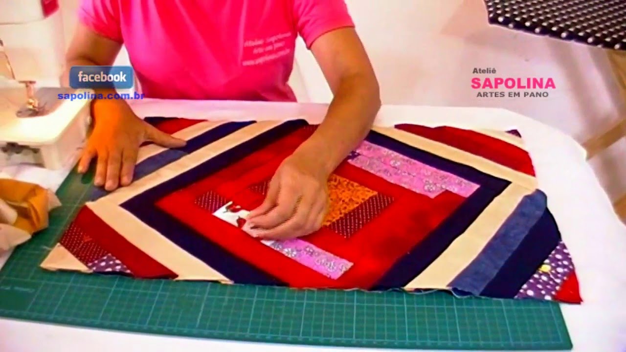 Fazendo tapete com retalhos parte 2