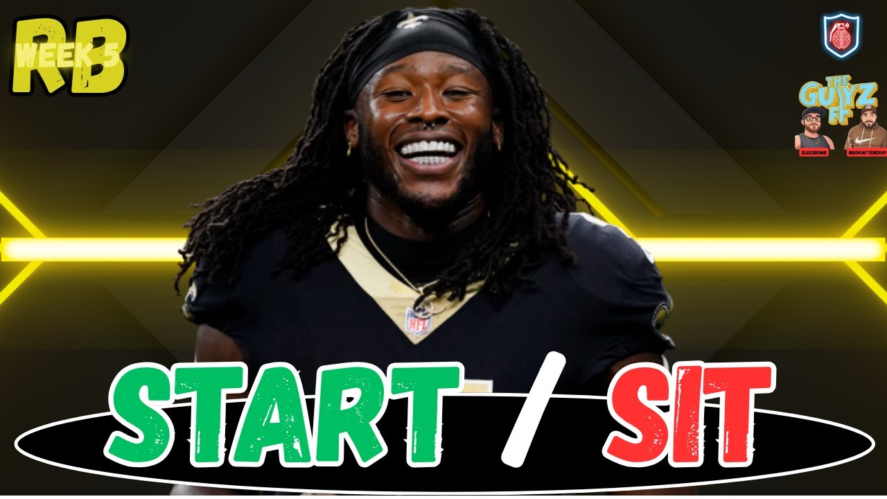 Nfl Rbs Starting Week 5: RBs Start/Sit-Em | All Matchups - YouTube