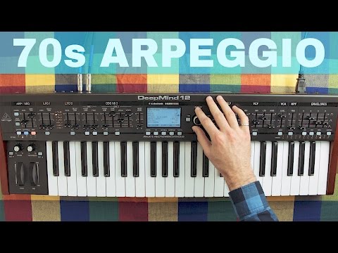 BEHRINGER DEEPMIND 12 CLASSIC ANALOG ARPEGGIATOR SOUND DESIGN TUTORIAL ~ Synthesize This! Ep.19