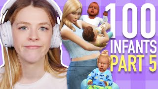 Can You Raise 8 Children With 1 Parent In The Sims 4? | 100 BABY CHALLENGE SPEEDRUN | Part 5