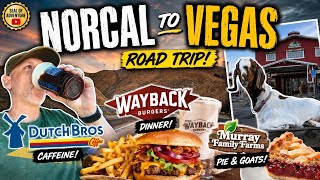 Coffee, Burgers, Pie & GOATS! | Road Trip to Vegas