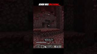 Admin Was Spectating... #heenaprajapati #scliffer #minecraft #joke #trending #meme #shorts #viral