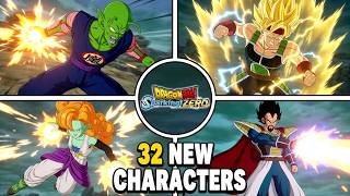 DRAGONBALL SPARKING ZERO NEO - ALL 32 NEW CHARACTERS SHOW CASE (NEW DLC)