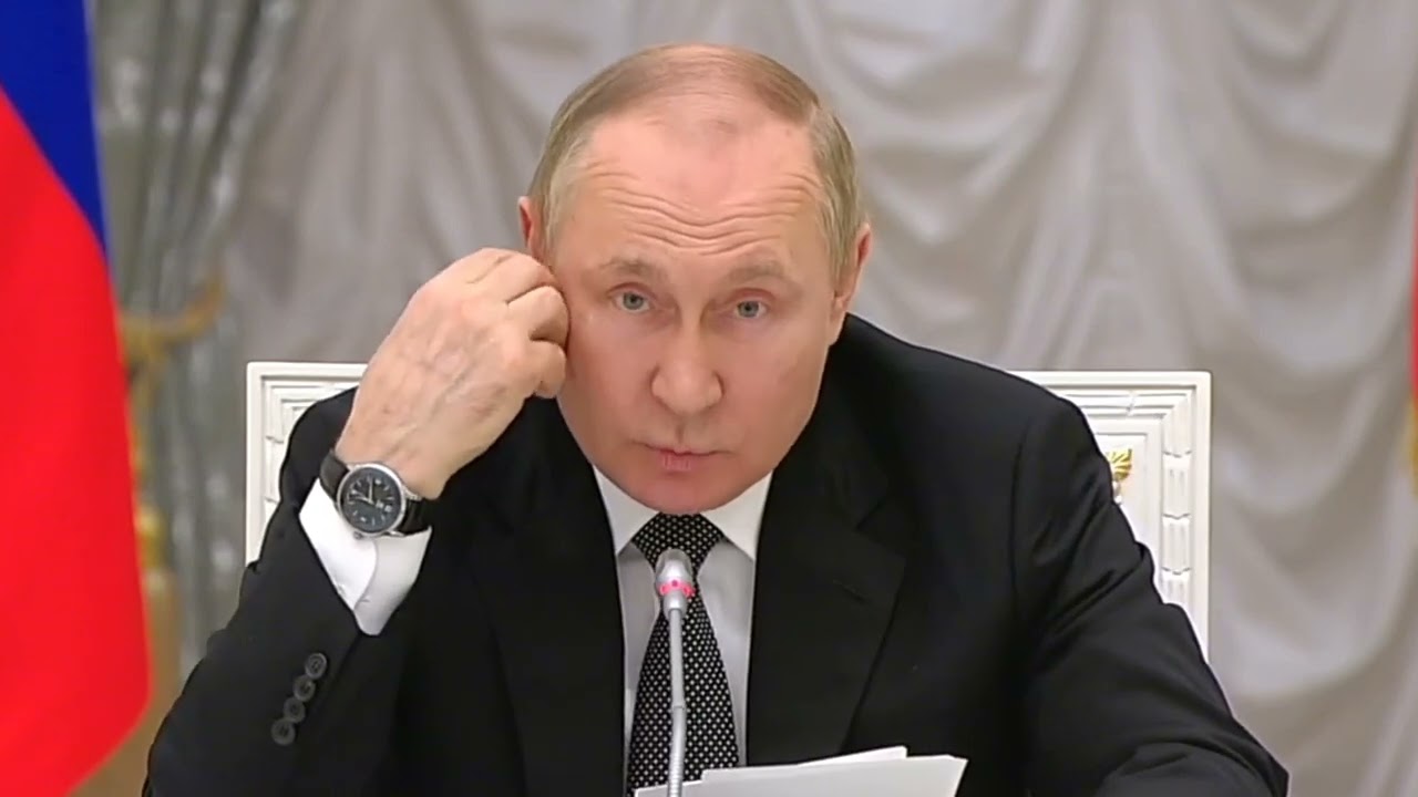 Putin attends the meeting of the State Council Presidium via videoconference