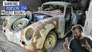 BarnFind Porsche 356 Project Begins! | Porsche 356 Restoration | Episode 1