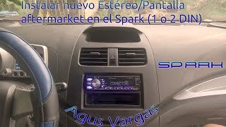 How to Replace the Chevrolet Spark Stereo / Radio | 2 or 1 DIN | Install Stereo / Display