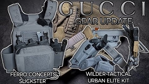 GUCCI GEAR UPDATE |Ferro Concepts Slickster & Wilder Tactical Urban Elite Kit|