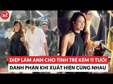Diep Lam Anh publicly acknowledges her 11-year-younger boyfriend at an event #dieplamanh
