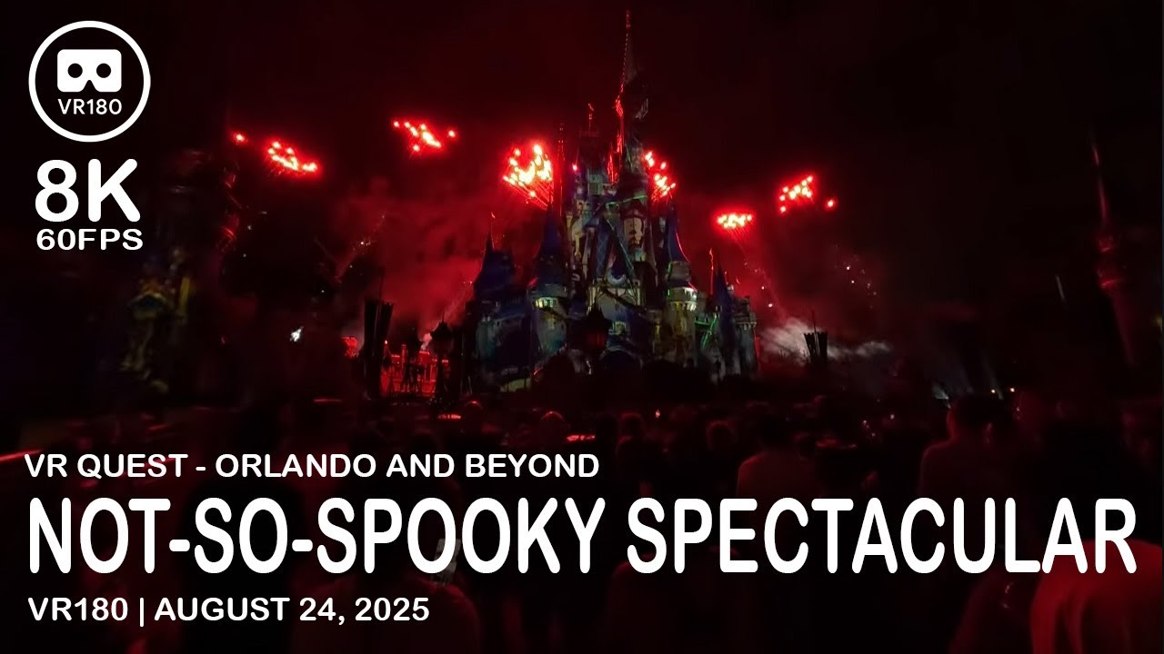Disney's Not-So-Spooky Spectacular - VR180 - 8K 60FPS (4320s60)