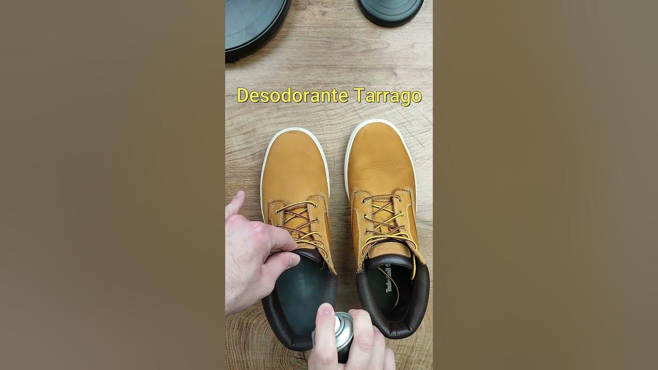 Limpieza impermeabilización de zapatillas de nobuck Timberland usando Tarrago - YouTube