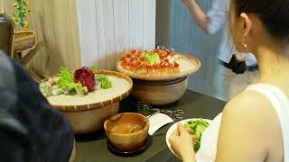 Buffet sáng Melia hồ tràm nhà hàng Sasa -- MELIA渡假村早餐