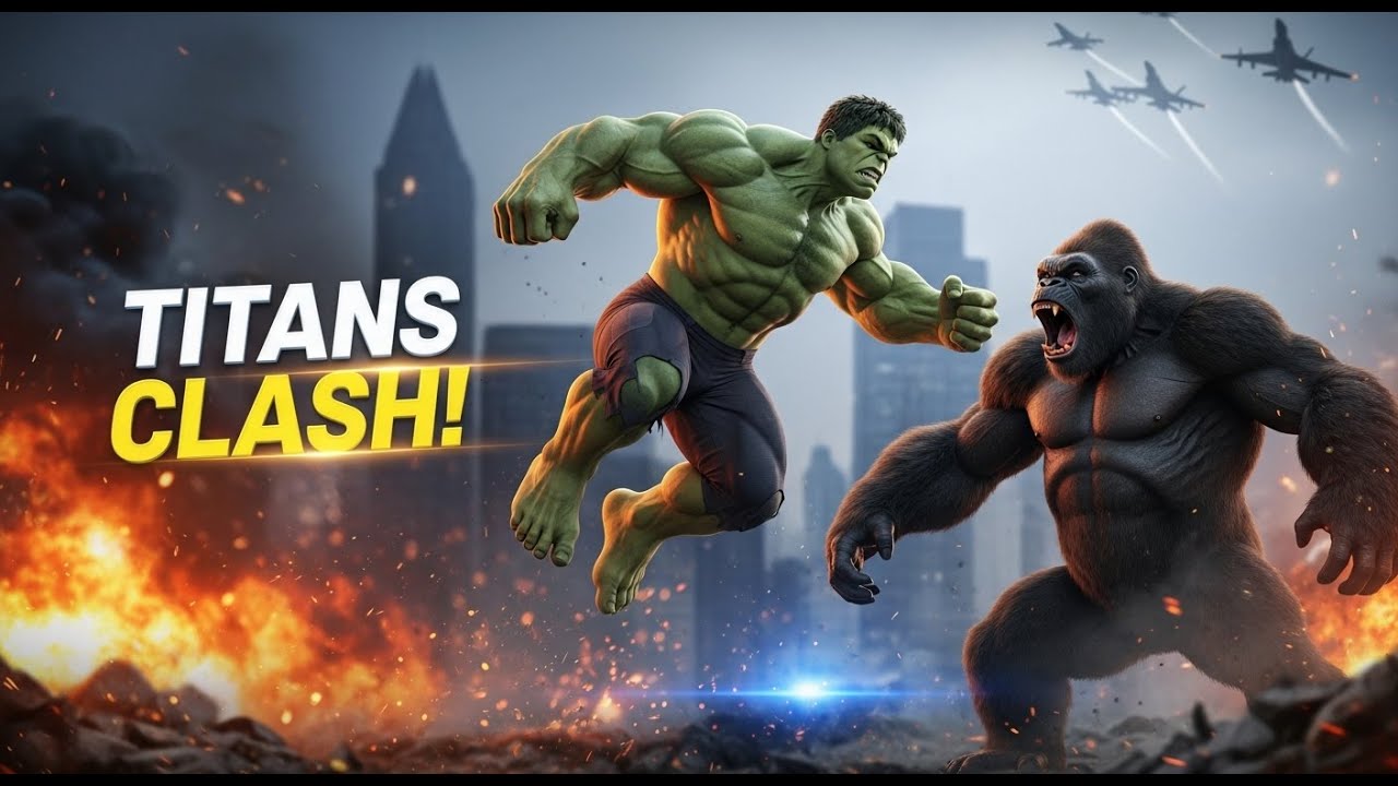 Hulk vs. King Kong: The Ultimate Battle for Humanity (Episode 1) 🤜🤛