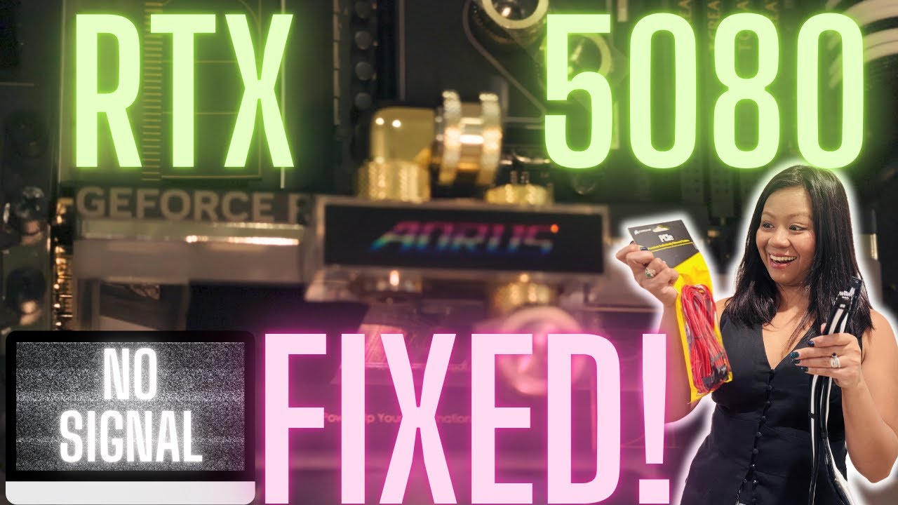 🤯The Hidden Fix for Nvidia RTX 5080 Black Screen Issues - 12VHPWR Cable ...