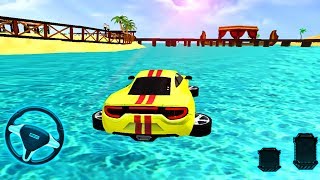 Water Surfer Car Floating Race - Android GamePlay screenshot 4