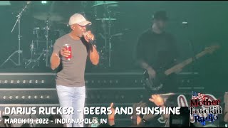 Darius Rucker sings "Beers & Sunshine" in Indianapolis on March 19, 2022