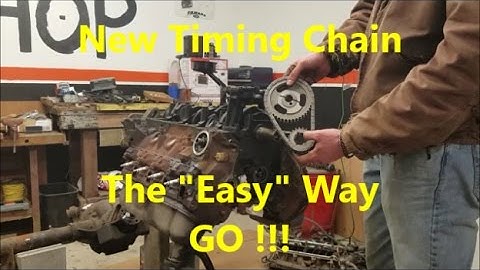 Timing Chain Install WITHOUT Having to adjust Valves/Lifters - Small Block Ford/Chevy